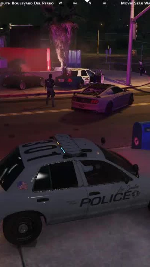 vehicle pursuit turns into a crazy PD shootout PT.2