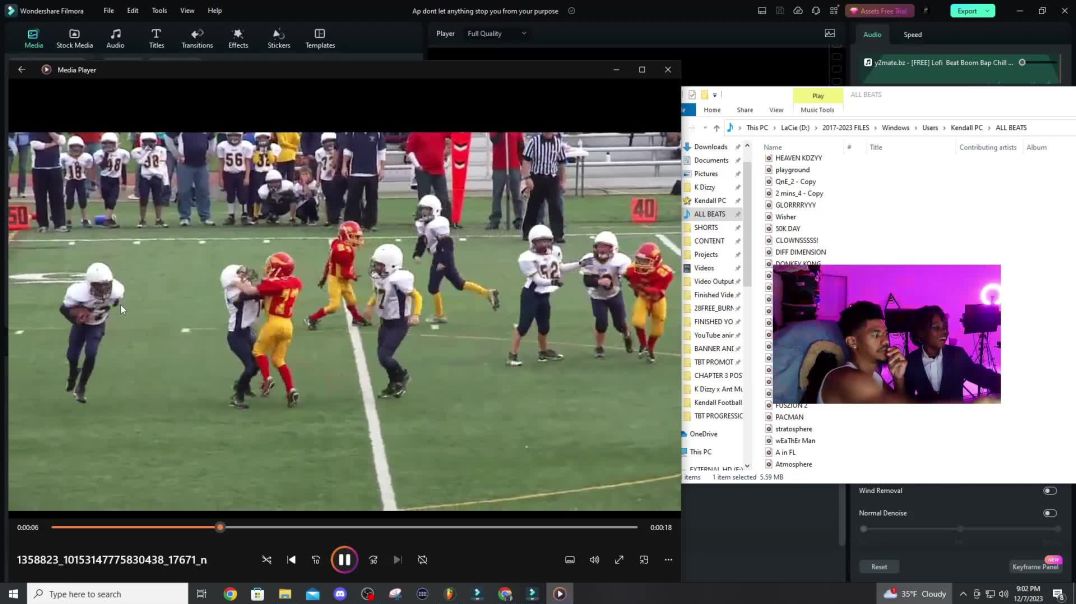 ⁣Miracle Baby Josiah reacts to 10 Year Old K Dizzy FOOTBALL HIGHLIGHTS 🏈