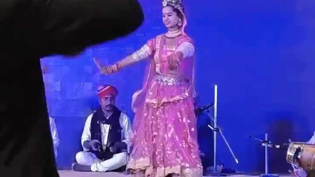⁣Goomer dance Jaisalmer