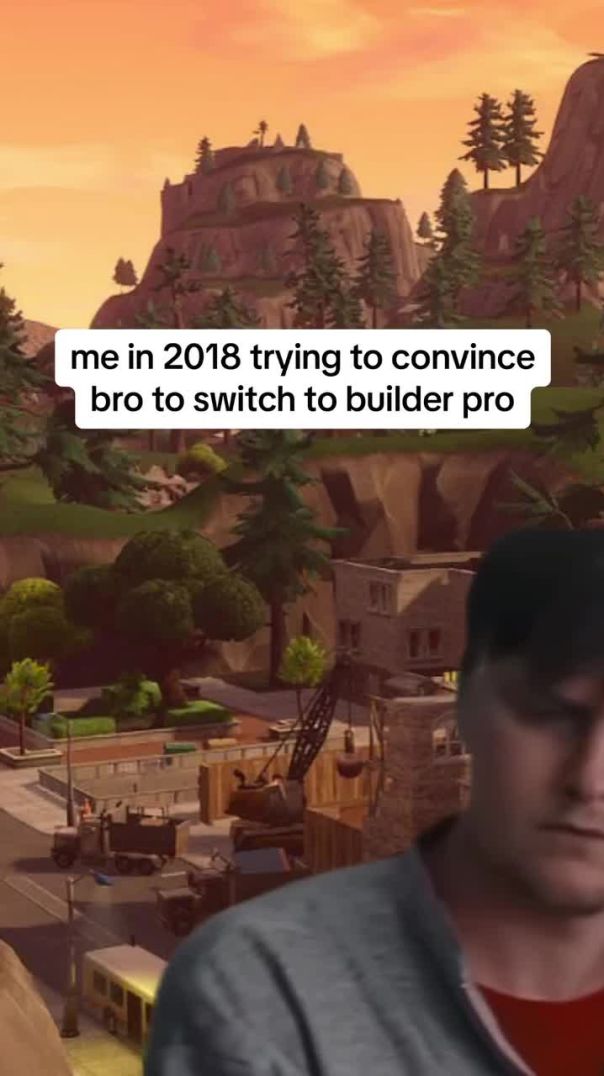 me trying convince bro to switch to builder bro