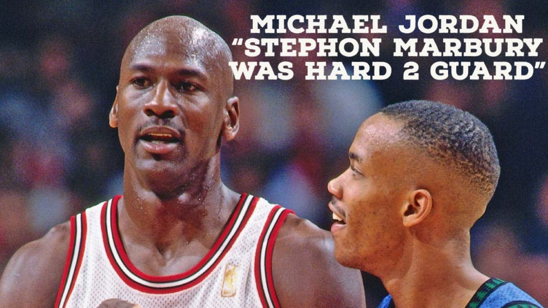 ⁣Michael Jordan Said, “Stephon Marbury Was Hard To Guard”