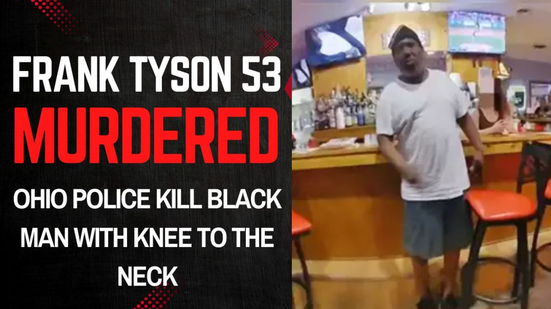 ⁣Black man murdered by Ohio police with a knee to the neck!