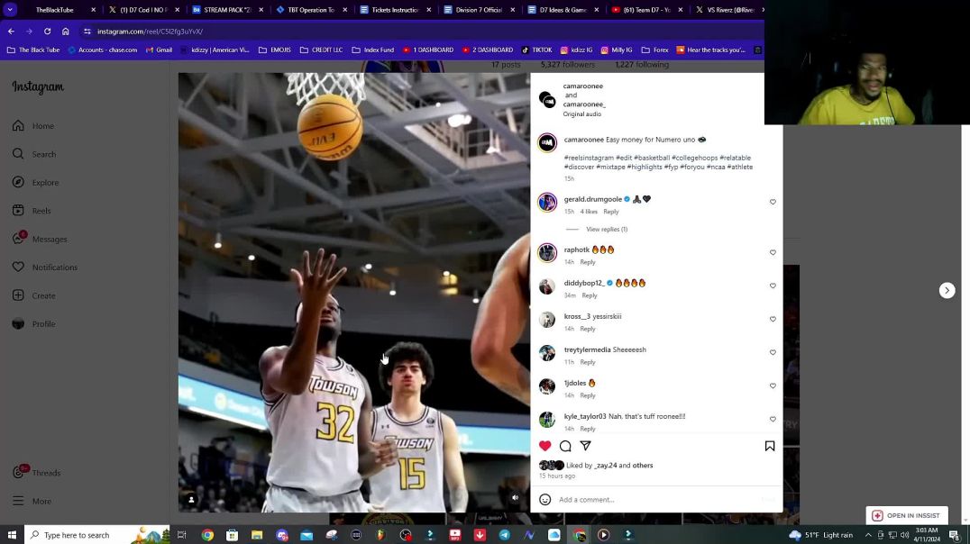 ⁣Reacting to Gerald Drumgoole Basketball Mix ( Edited by Camaroonee )