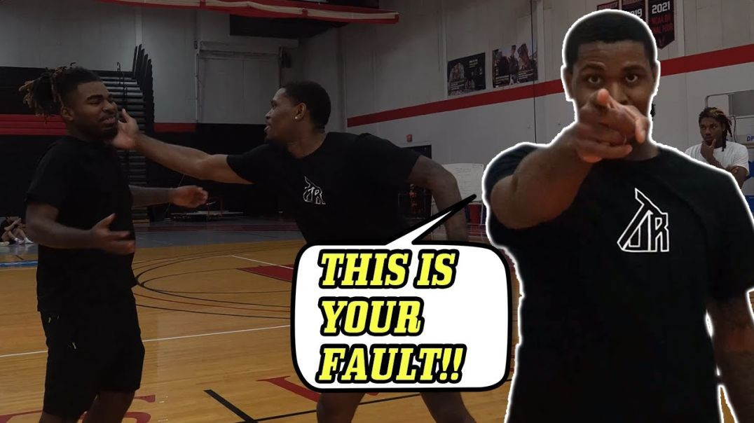 ⁣TRASH TALKING FAN GETS SLAPPED (BASKETBALL 1V1)
