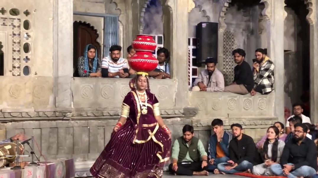 ⁣Rajasthani culture dance performance