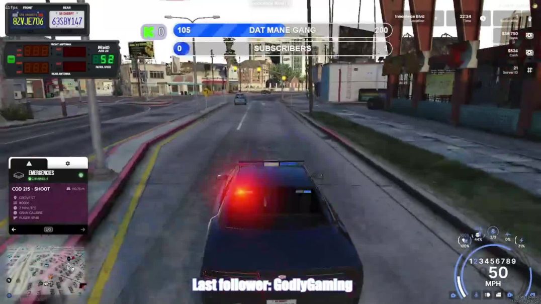 One of the craziest vehicle pursuits I've been a part of as Chief 👮| For Real RP |