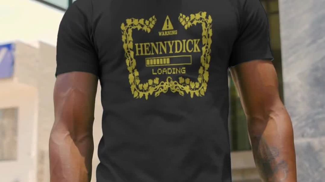 ⁣New Product Alert! Hennydick Loading T-shirt