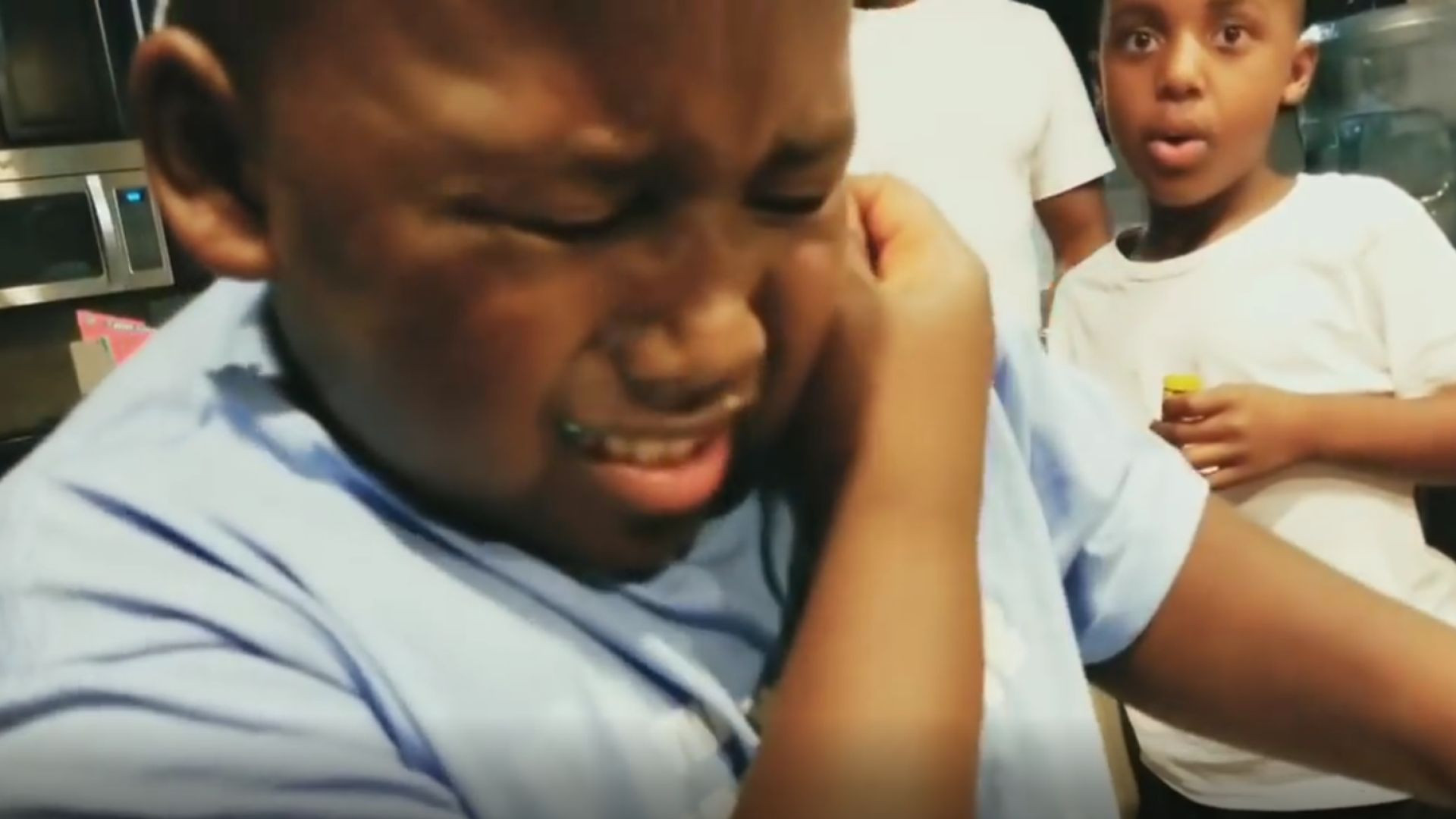 ⁣J Funk CRIES on Birthday after cousin POPS A FIRECRACKER IN HIS FACE!