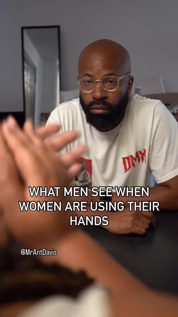 When women use their hands… we never understand