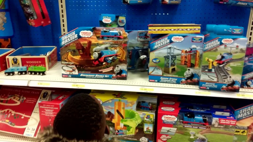 J Funk goes shopping for Thomas and Friends trains in Nyc