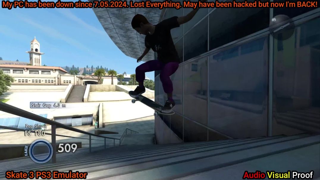 ⁣Skate 3 PC Gameplay! PC Down For 2 Months But I'm Back.