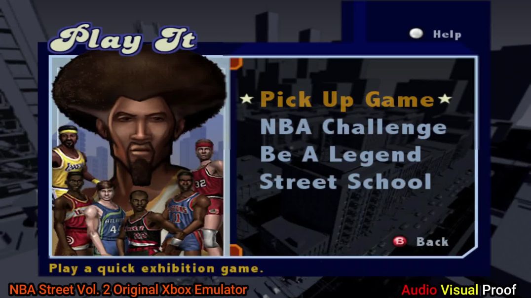 ⁣NBA Street Vol. 2 with Emulator for the Original Xbox!