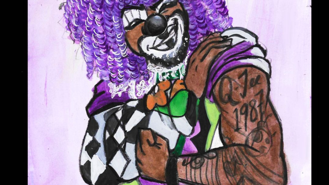⁣Drawing My Q-Tee Clown Doll, Jamir (Clowntober Day 13- Muscle)