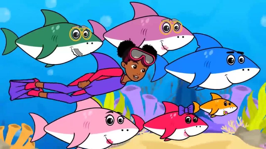 Baby Shark | Remix by Gracie’s Corner | Kids Songs + Nursery Rhymes