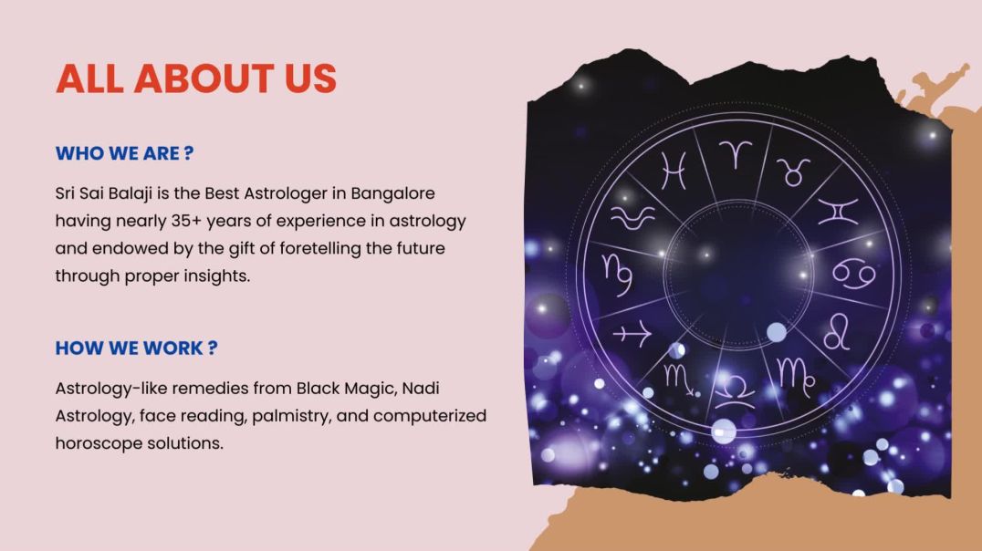 ⁣Best Astrologer in Bangalore - srisaibalajiastrocentre.in