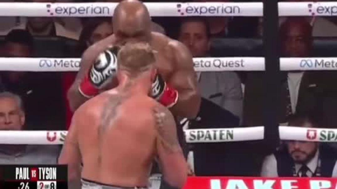 ⁣Mike Tyson vs. Jake Paul Fight