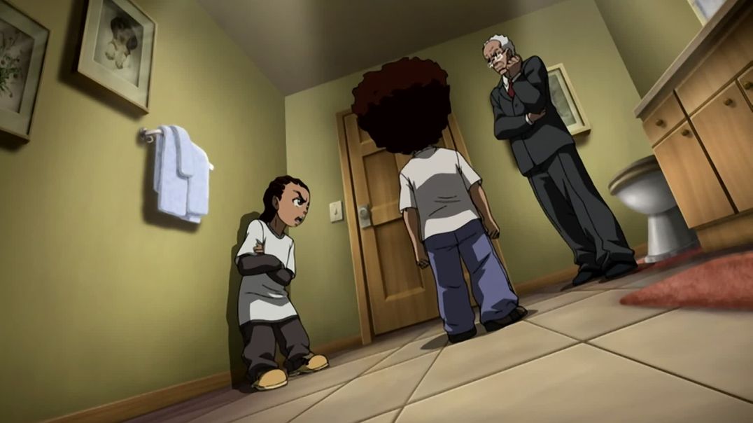 ⁣The Boondocks: S02xE06: Attack of the Killer Kung-Fu Wolf Bitch