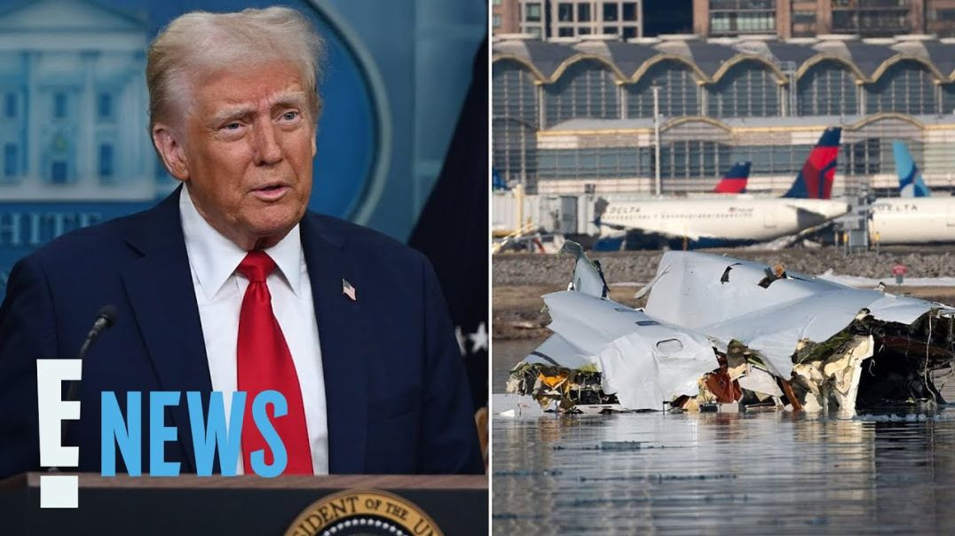 ⁣President Trump Confirms No Survivors in American Airlines, Army Helicopter Crash