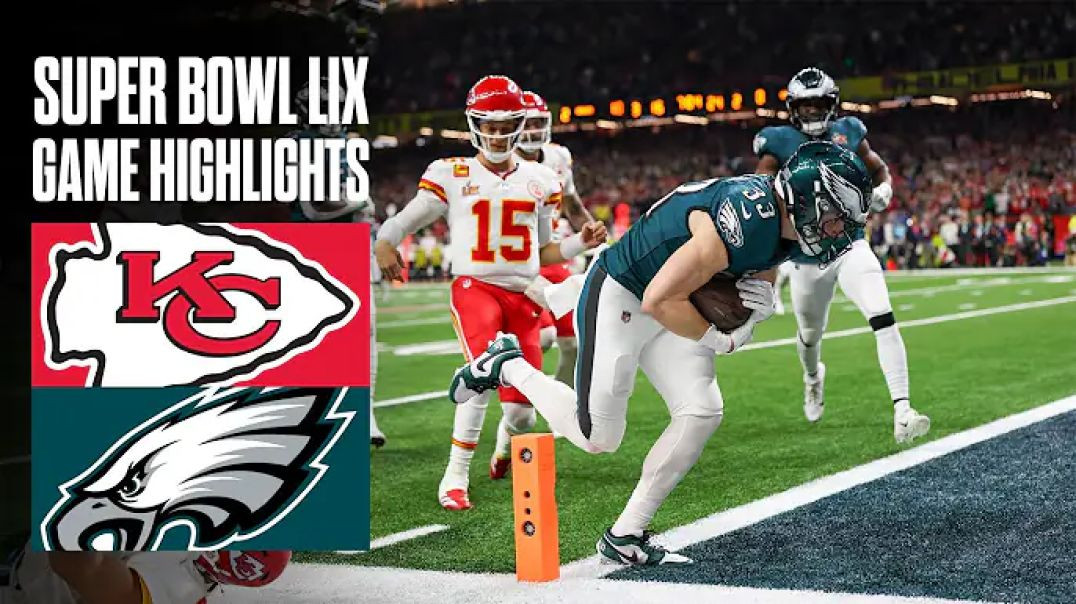 ⁣Chiefs vs Eagles | Super Bowl LIX Highlights