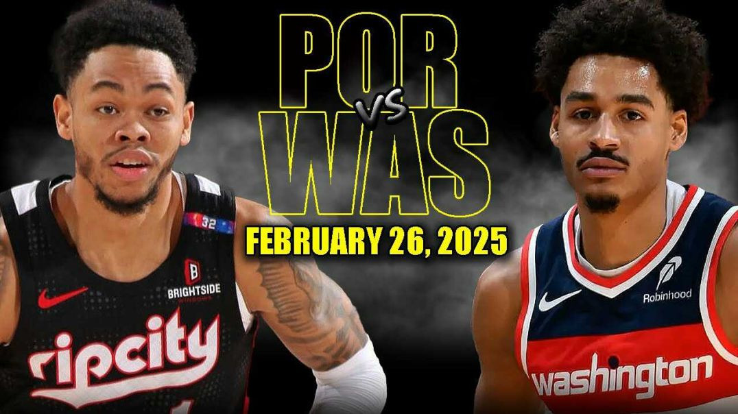 ⁣Portland Trail Blazers vs Washington Wizards Full Game Highlights - February 26 | NBA Regular Season