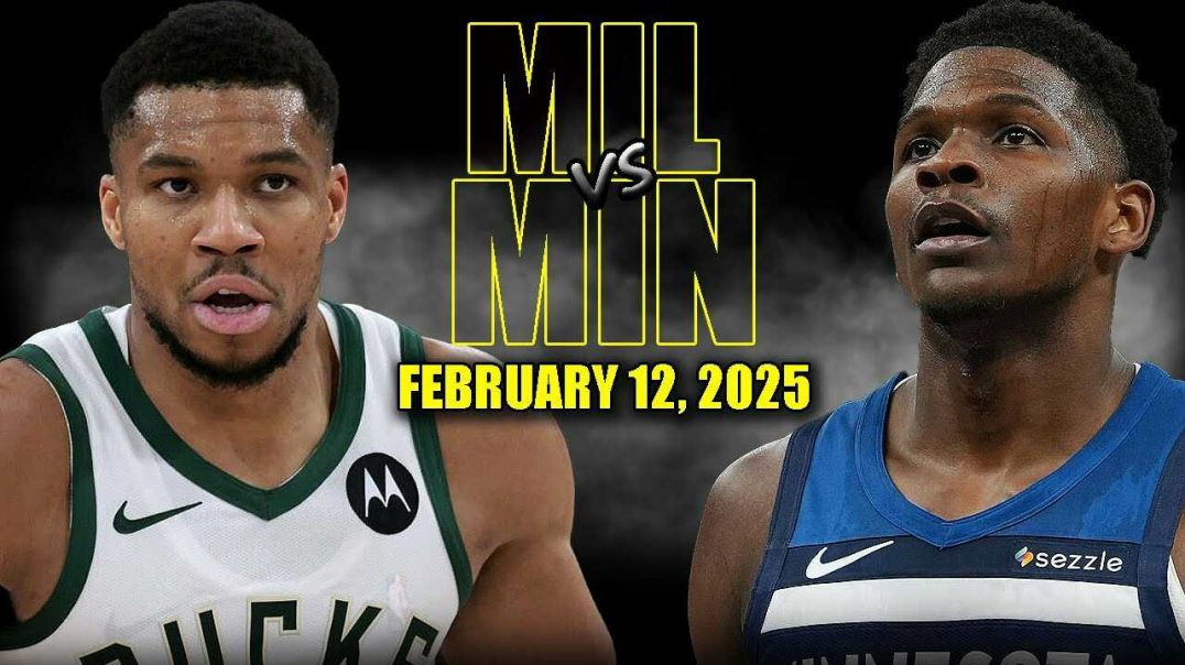 ⁣Milwaukee Bucks vs Minnesota Timberwolves Full Game Highlights - February 12 | NBA Regular Season