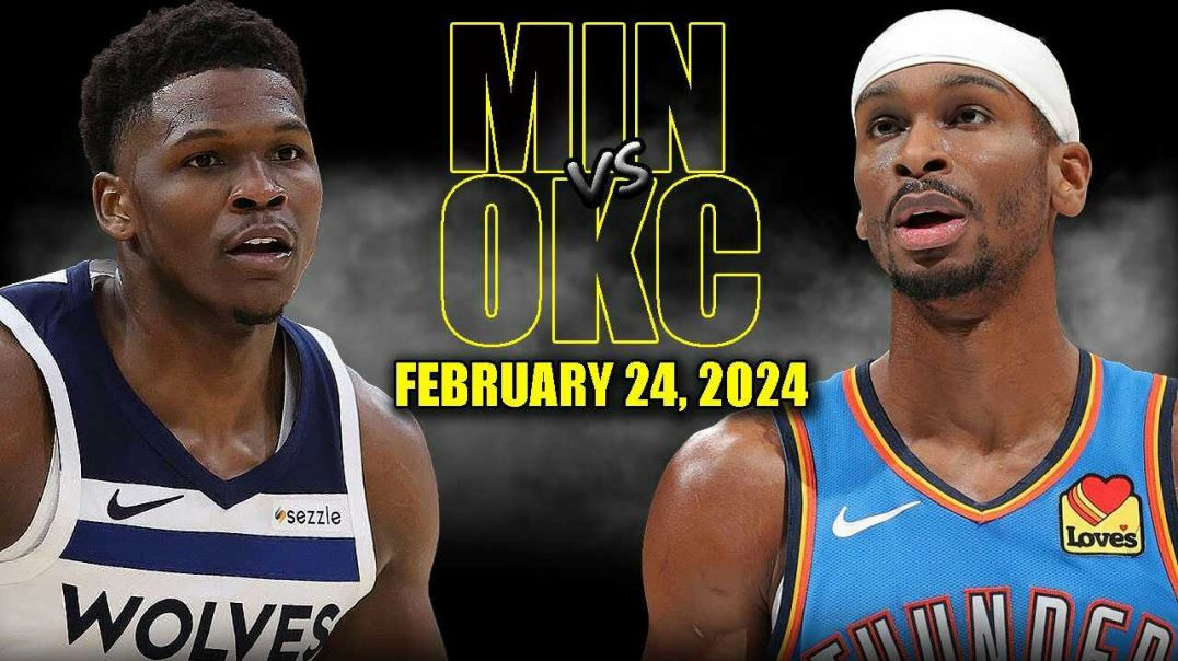 ⁣Oklahoma City Thunder vs Minnesota Timberwolves Thunder Full Game Highlights - February | NBA Season