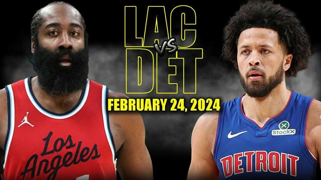 ⁣Los Angeles Clippers vs Detroit Pistons Full Game Highlights - February 24, 2025| NBA Regular Season