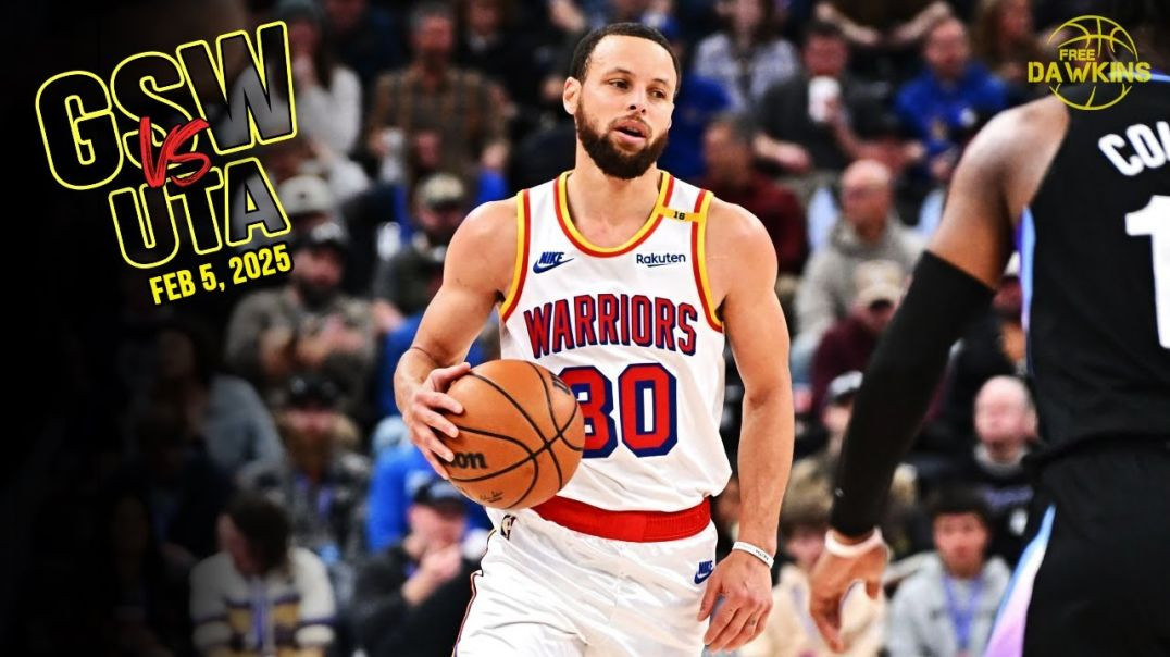 ⁣Golden State Warriors Full Team Highlights vs Jazz | Feb 5, 2025