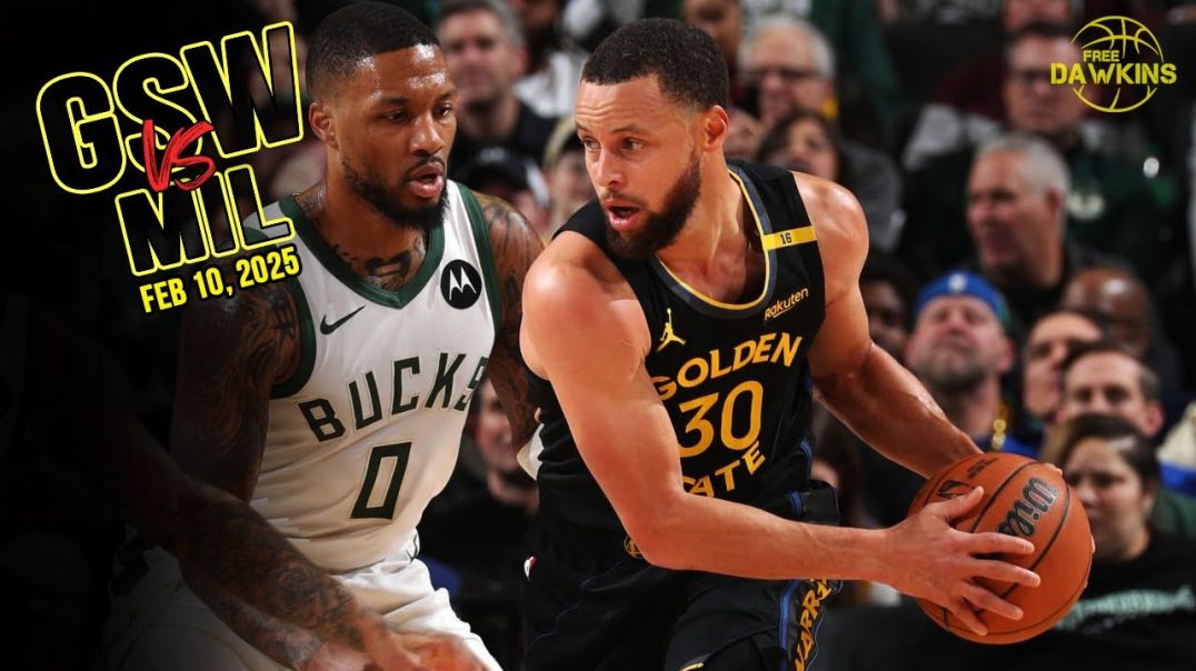 ⁣Golden State Warriors Full Team Highlights vs Bucks | Feb 10, 2025