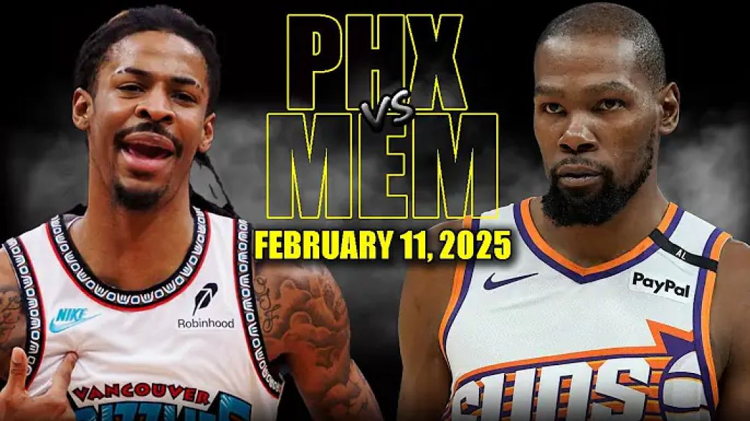 ⁣Phoenix Suns vs Memphis Grizzlies Full Game Highlights - February 11, 2025 | NBA Regular Season