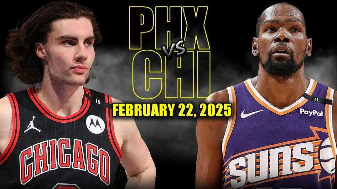 ⁣Phoenix Suns vs Chicago Bulls Full Game Highlights - February 22, 2025 | 2025 NBA Regular Season