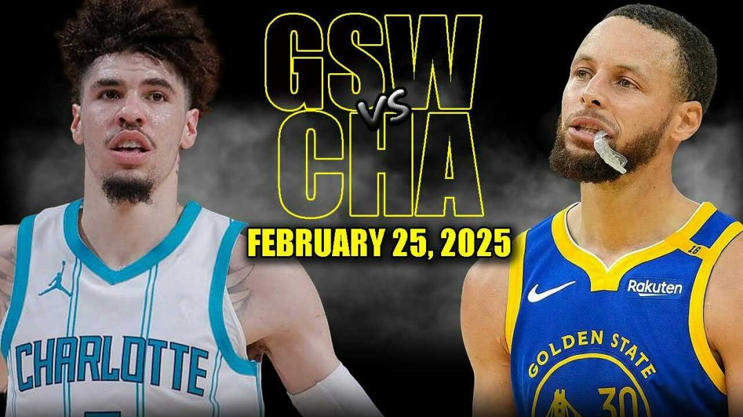 ⁣Golden State Warriors vs Charlotte Hornets Full Game Highlights - February 25 | NBA Regular Season