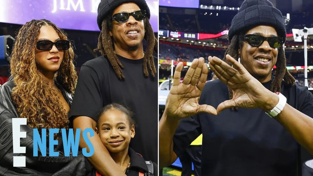 ⁣Rumi Carter Makes Rare Appearance With Jay-Z & Blue Ivy | Super Bowl 2025