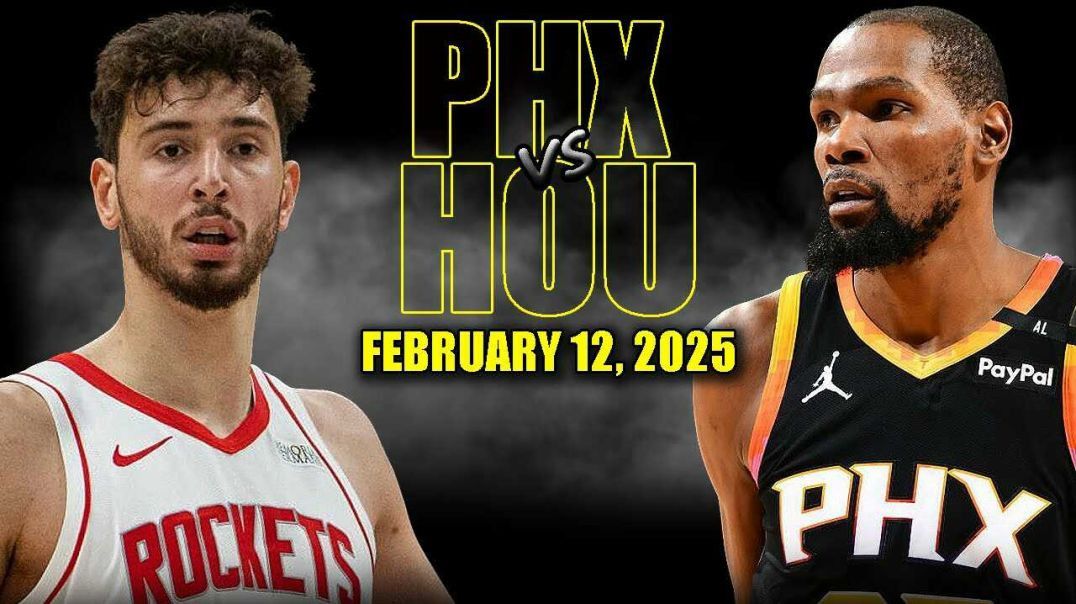 ⁣Phoenix Suns vs Houston Rockets Full Game Highlights - February 12, 2025 | NBA Regular Season