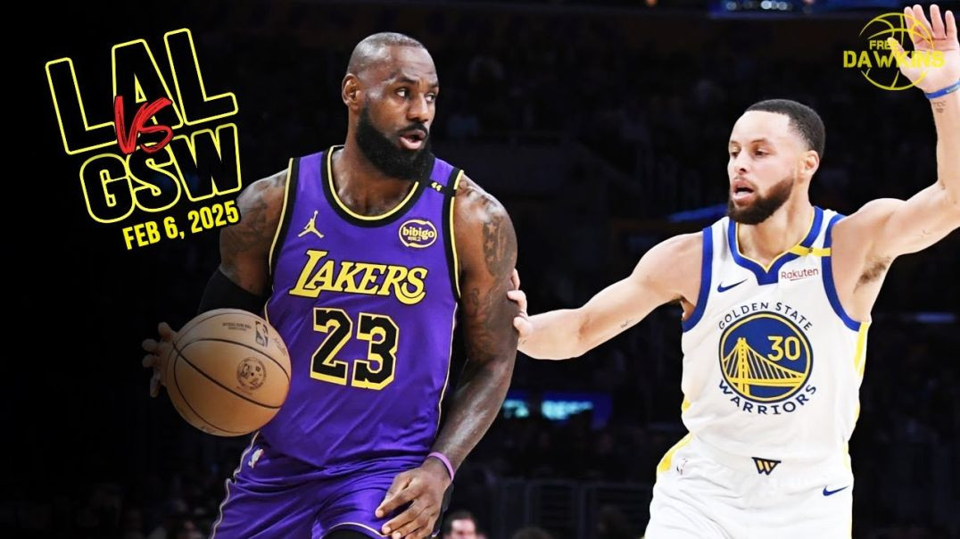 ⁣Los Angeles Lakers Full Team Highlights vs Warriors | Feb 6, 2025