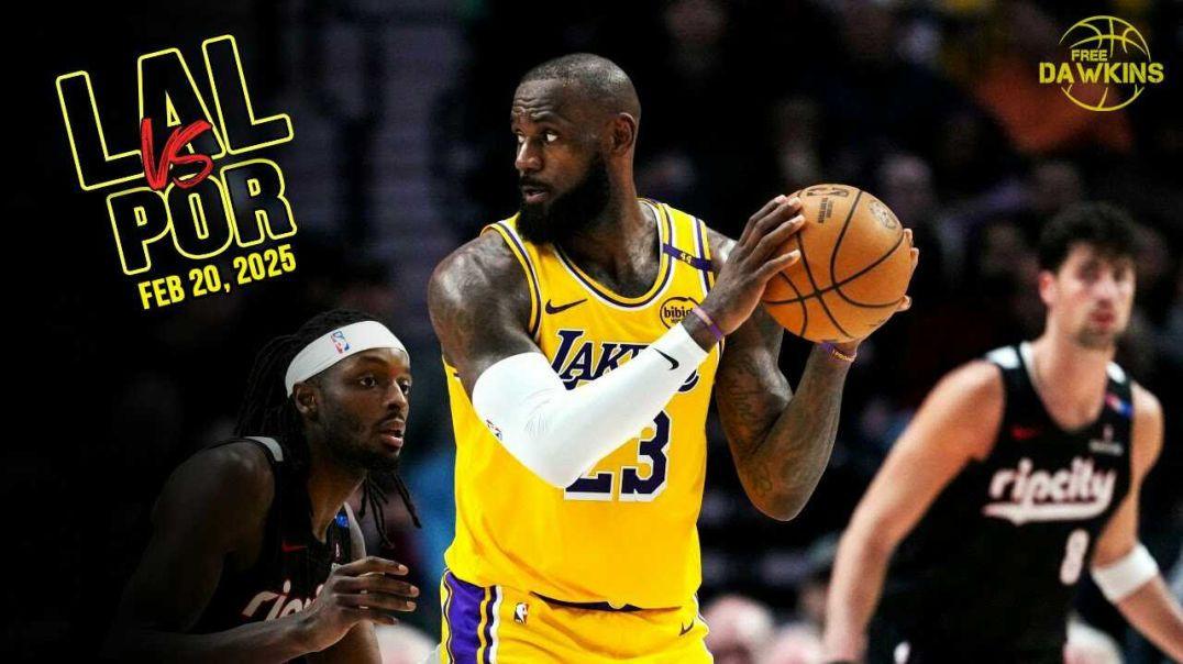 ⁣Los Angeles Lakers Full Team Highlights vs Blazers | Feb 20, 2025