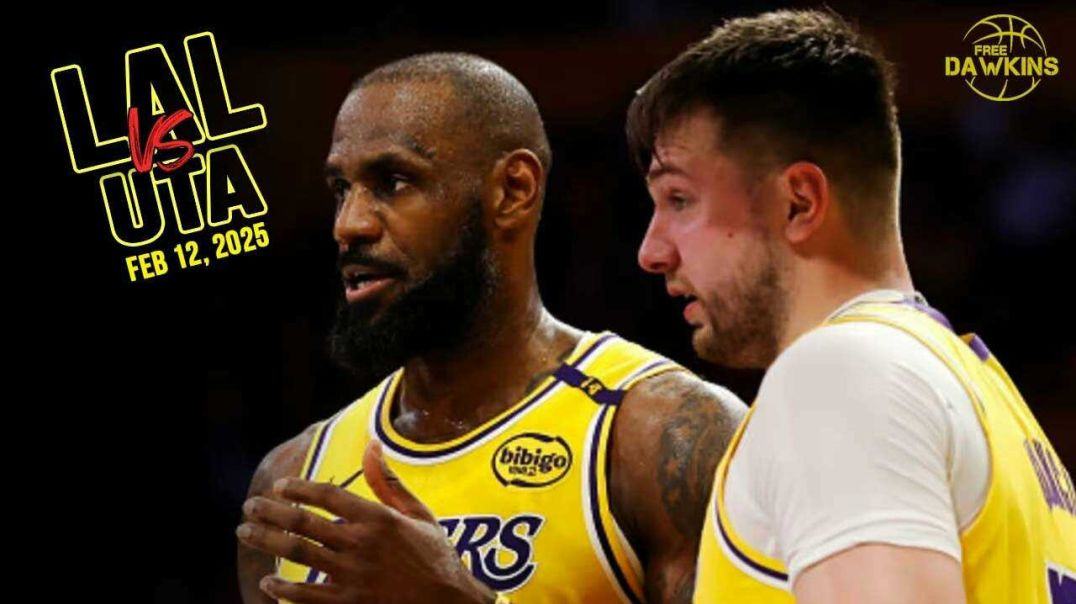 ⁣Los Angeles Lakers Full Team Highlights vs Jazz | Feb 12, 2025