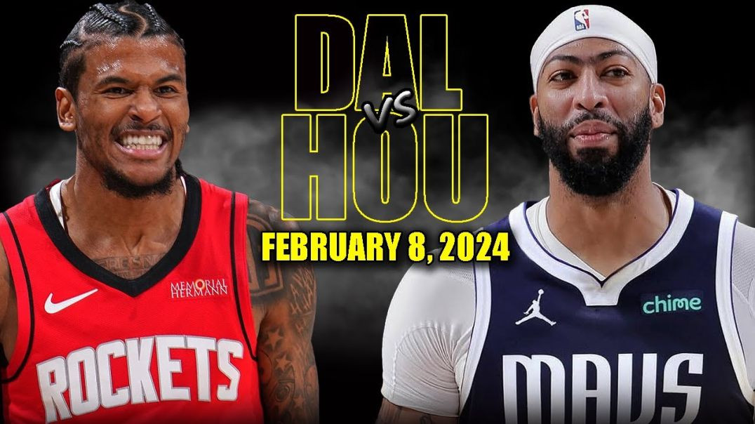 ⁣Dallas Mavericks vs Houston Rockets Full Game Highlights - February 8, 2025 | NBA Regular Season