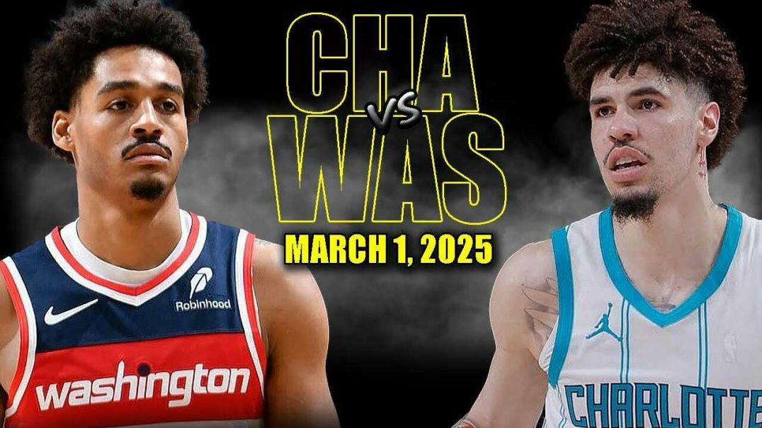 ⁣Charlotte Hornets vs Washington Wizards Full Game Highlights - March 1, 2025 | NBA Regular Season