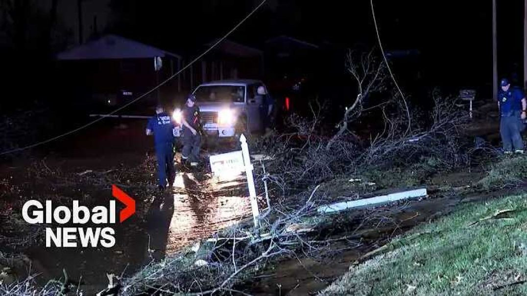 ⁣"Devastating": Monster storm across the US kills at least 16, sparks threat of tornadoes