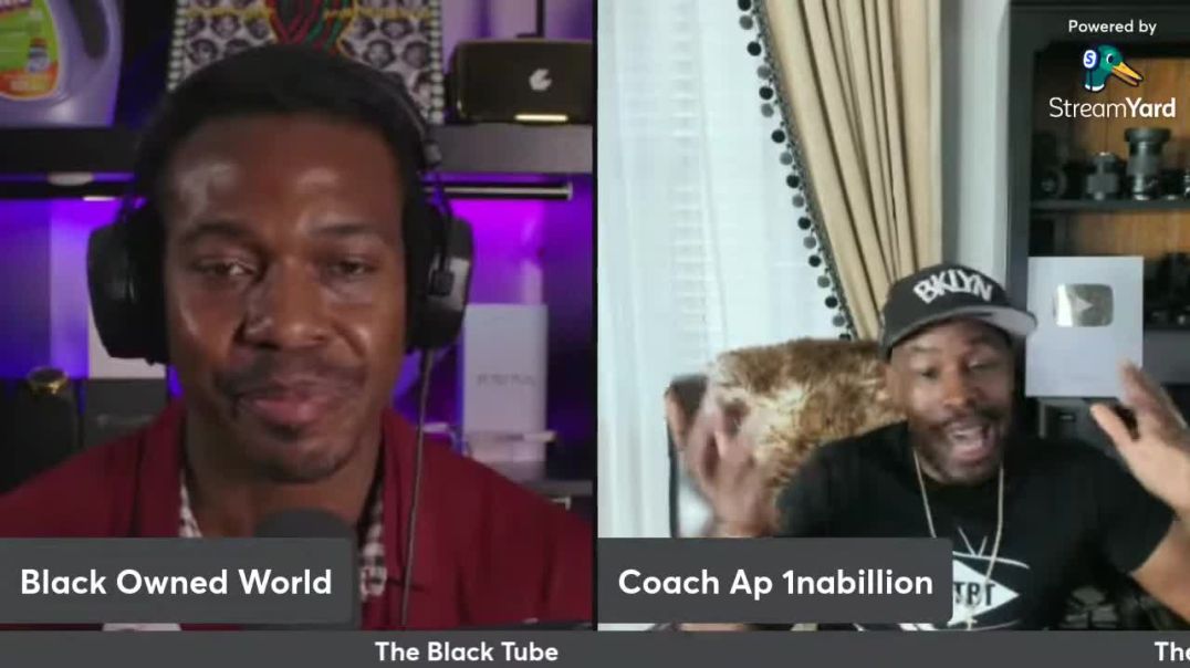 Coach Ap 1nabillion talks all about The Black Tube a Black Owned social media site!