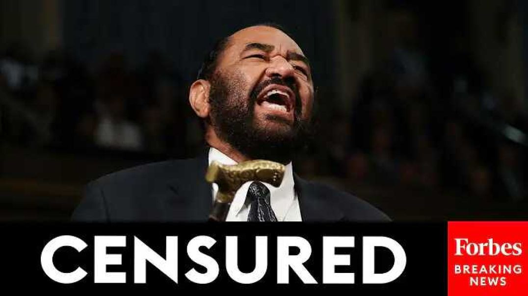 ⁣BREAKING NEWS: House Votes To Censure Al Green For Interrupting President Trump's Address