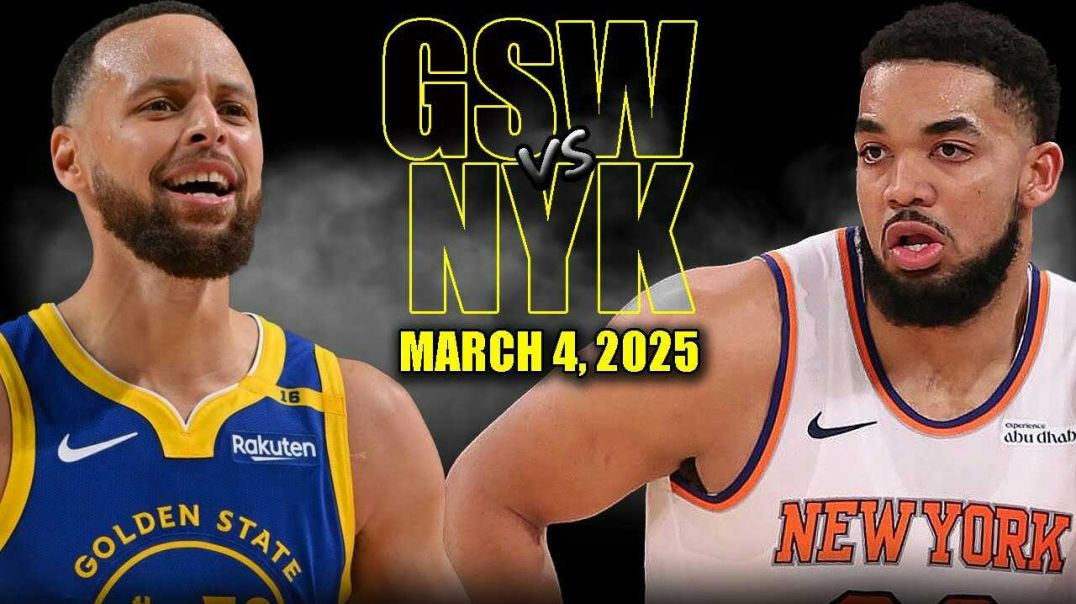 ⁣Golden State Warriors vs New York Knicks Full Game Highlights - March 4, 2025 | NBA Regular Season