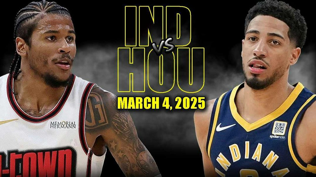 ⁣Indiana Pacers vs Houston Rockets Full Game Highlights - March 4, 2025 | NBA Regular Season