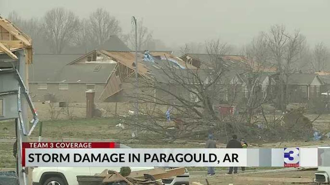 ⁣160 homes significantly damaged during severe Paragould storm