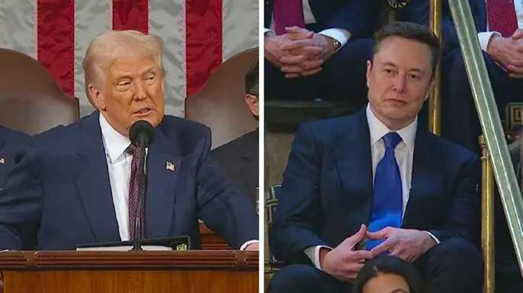 ⁣Pres. Trump shouts out Elon Musk, DOGE savings