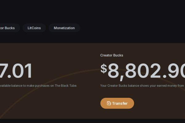 LitBucks – TheBlackTube’s Official Virtual Currency ??