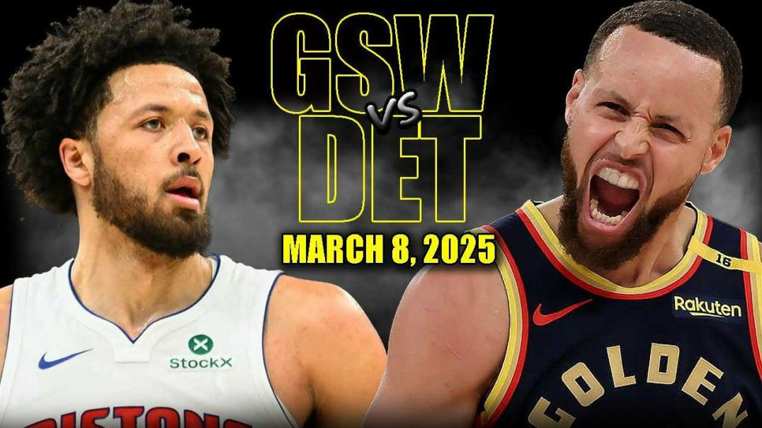 ⁣Golden State Warriors vs Detroit Pistons Full Game Highlights - March 8, 2025 | NBA Regular Season