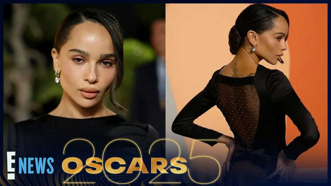 ⁣Zoe Kravitz Bares Butt Cheeks in NSFW Dress at Vanity Fair Party | Oscars 2025