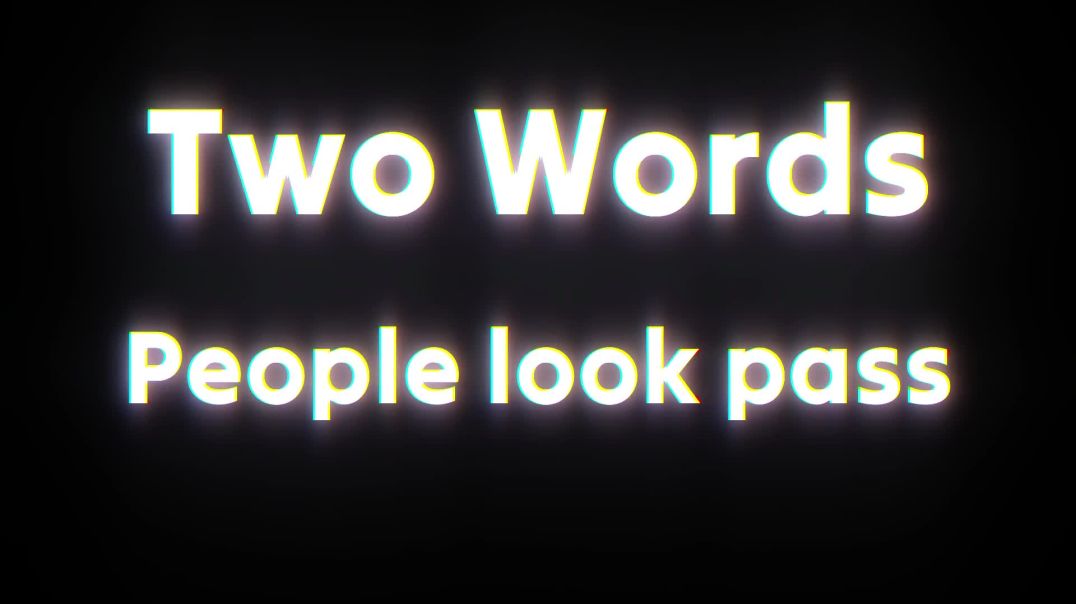 ⁣2 words